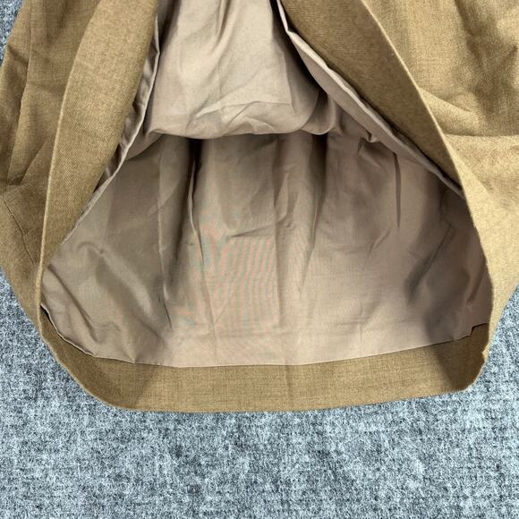J.Crew Skirt Womens 2 Tan Wool Sidewalk Lined Short Mini Business Formal - Picture 3 of 10